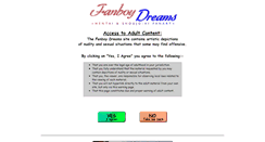 Desktop Screenshot of fanboy-dreams.com